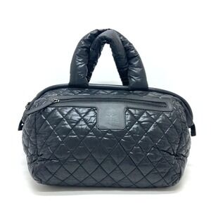 CHANEL Black Boston Bag